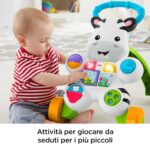 Fisher Price Zebra Primi Passi per Camminare Spingibile con Musica e Suoni - immagine 4