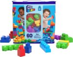 MegaBloks Sacca Eco 60 costruzioni Blu da 12 mesi FisherPrice