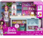 Barbie Pasticceria con Bambola e Postazione da Chef Playset