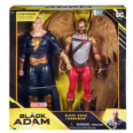 Black Adam 2 pacco con due personaggi Hawkman e Black Adam