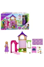 Disney principesse Rapunzel Torre con altalena e accessori Bambola inclusa
