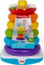 Giant rock-a-stac Piramide gigante di Fisher-Price ad anelli