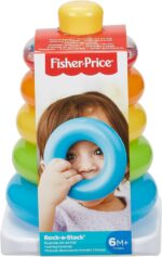 Fisher Price rock-a-stack Sleeve Piramide ad anelli Impilabili