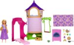 Disney principesse Rapunzel Torre con altalena e accessori Bambola inclusa - immagine 2