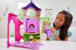 Disney principesse Rapunzel Torre con altalena e accessori Bambola inclusa - immagine 3