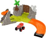 Nickelodeon Pista Blaze Slam & Soar Blaze fisher price auto inclusa - immagine 4