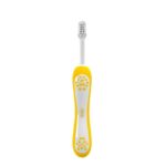 Chicco Bipack Set 2 Spazzolini Neonato e Bambino Azzurro e Giallo 6 mesi + - immagine 2