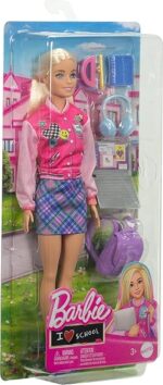 Bambola Mattel HRG84 BARBIE I love school con accessori - immagine 7