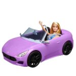 Bambola Barbie e la sua decappottabile viola - immagine 3