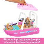 Barbie Barca dei Sogni Playset con piscina, scivolo, un delfino e 20+ accessori 3+ anni - immagine 4