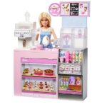 Barbie Caffetteria barista 12+ accessori tra cui macchina per caffè e frullati - immagine 6