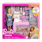 Barbie Caffetteria barista 12+ accessori tra cui macchina per caffè e frullati - immagine 7