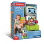 Clementoni Sapientino Eddie Robot Educativo Interattivo 4-6 Anni Parlante con Schermo LCD