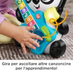 Fisher Price Animal Band Gina la Pandina panda interattivo luci suoni e microfono - immagine 5