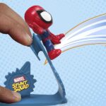 Marvel Hasbro Stunt Squad Crane Smash playset con Spider-Man e Green Goblin action figure in scala da 3,5 cm - immagine 5