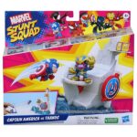 Marvel Hasbro Stunt Squad Tower Smash playset con Captain America e Thanos Action Figure da 3,5 cm - immagine 3