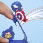 Marvel Hasbro Stunt Squad Tower Smash playset con Captain America e Thanos Action Figure da 3,5 cm - immagine 5