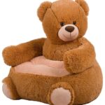 Poltrona Bambini 2 Anni Poltroncina per Orso Peluche Sedia Comoda e Leggera 12+ Mesi Colore Casuale